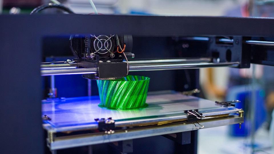 object being printed in 3d